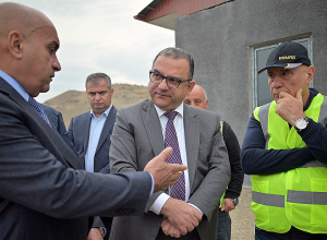 Փոխվարչապետ Տիգրան Խաչատրյանը ծանոթացել է Վեդու ջրամբարի կառուցման աշխատանքների ընթացքին