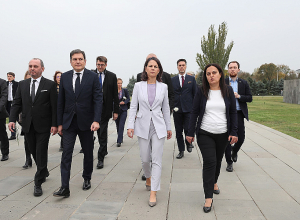 Министр иностранных дел Германии посетила Мемориал Геноцида армян