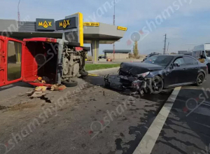 Կոտայքում բախվել են BMW-ն ու Ford Transit-ը. կան վիրավորներ