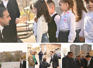 Նոր այգիներ ու բարեկարգ բակեր. շրջայց Աջափնյակում. քաղաքապետարան