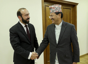 Арарат Мирзоян встретился с министром иностранных дел Непала