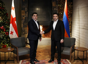 Աջակցում ենք խաղաղության պայմանագրին․ Դիլիջանում հանդիպել են Հայաստանի և Վրաստանի ԱԺ նախագահները