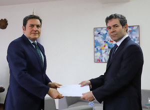 Հունաստանի նորանշանակ դեսպանն իր հավատարմագրերի պատճենն է հանձնել ՀՀ ԱԳ նախարարի տեղակալին