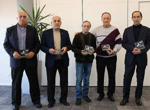 Կենտրոնական բանկում հյուրընկալեցին ԱՐԱՐԱՏ-73 ֆուտբոլային լեգենդար թիմի անդամներին