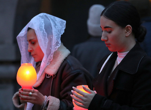 Հայ առաքելական եկեղեցու Ճրագալույցի սուրբ պատարագը՝ ֆոտոշարքով