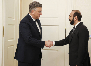 Арарат Мирзоян встретился с премьер-министром Хорватии