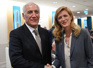 Ваагн Хачатурян встретился с Самантой Пауэр