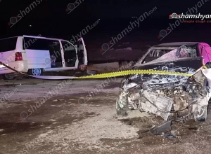 Խոշոր ավտովթար՝ Արագածոտնի մարզում․ բախվել են Mercedes Vito-ն ու Opel-ը․ կա 14 վիրավոր․ Shamshyan.com