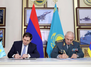 Подписан План сотрудничества между министерствами обороны Армении и Казахстана