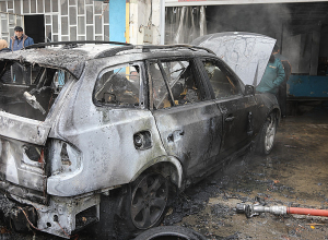 Հրդեհ ավտոմեքենայում. կան տուժածներ (լուսանկարներ)