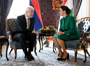 Վահագն Խաչատուրյանը առանձնազրույց է ունեցել Հունգարիայի նախագահ Կատալին Նովակի հետ