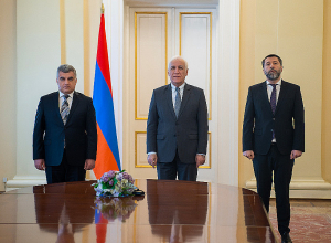 Հանրապետության նախագահի նստավայրում տեղի է ունեցել դատավորի երդման արարողություն
