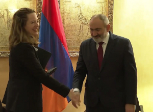 Վարչապետը հանդիպել է Միգրացիայի միջազգային կազմակերպության տնօրեն Էմի Պոպին