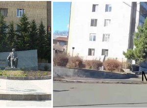 Ադրբեջանի մշակութային ցեղասպանության հերթական զոհն Ալեք Մանուկյանի արձանն է Ստեփանակերտում