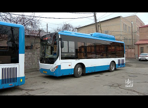N 13 երթուղին՝ նոր ավտոբուսներով. քաղաքապետարան