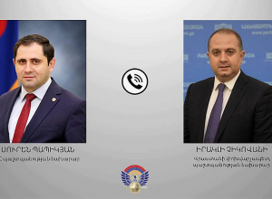 Սուրեն Պապիկյանը հեռախոսազրույց է ունեցել Վրաստանի պաշտպանության նախարարի հետ