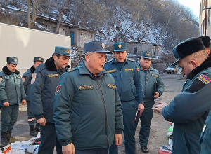 ՆԳՆ ՓԾ տնօրենի տեղակալ, փ/ծ գնդապետ Եգոր Կարապետյանը աշխատանքային այցով Սյունիքի մարզում էր