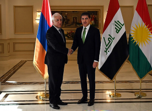 Վահագն Խաչատուրյանն  հանդիպում է ունեցել Իրաքյան Քուրդիստանի նախագահի հետ
