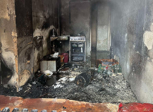 Հրդեհ Գյումրի քաղաքում