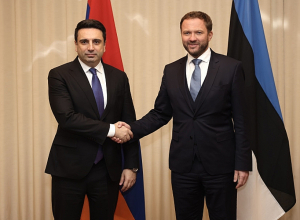 Делегация, возглавляемая Аленом Симоняном, встретилась с министром иностранных дел Эстонии