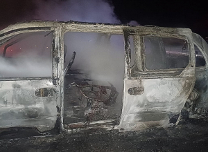 «Տաթև» վանական համալիրի մոտակայքում ավտոմեքենա է այրվել