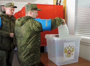 Արցախում «խաղաղապահները» վաղաժամ քվեարկություն են անցկացրել ՌԴ նախագահի համար