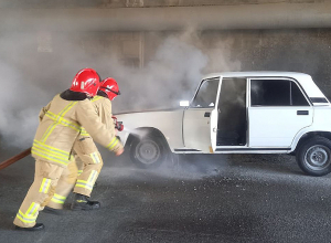 Երևանում ավտոմեքենա է այրվել