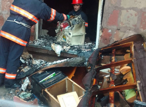 Հրդեհ Գյումրի քաղաքում