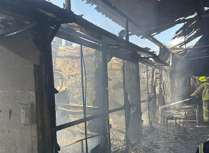 Հրդեհ «Մալաթիա» տոնավաճառում