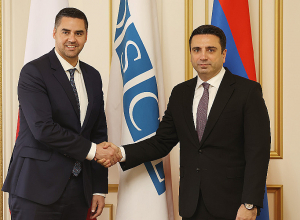 Ալեն Սիմոնյանը ԵԱՀԿ գործող նախագահին է ներկայացրել Հայաստան-Ադրբեջան բանակցությունների գործընթացը