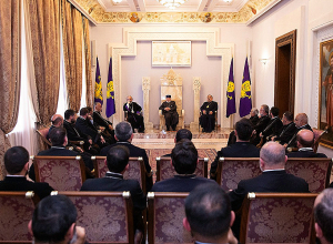 Կաթողիկոսը հանդիպեց  Հայաստանի և Սփյուռքի տարբեր թեմերից ժամանած եկեղեցականներին