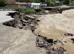 Последствия разлива реки Дебед; дорога М-6, Туманянский район: Дорожный департамент