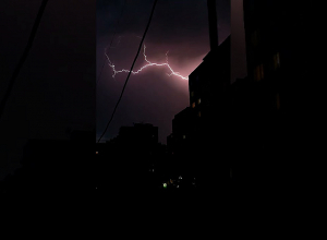 Ереван, снова сильная гроза