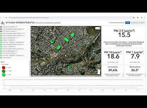 Կա հնարավորություն դիտարկել ողջ քաղաքի փոշու աղտոտվածության մակարդակը.15  չափիչ սարք է տեղադրվել
