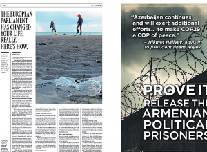 Բոննի կոնֆերանսի շրջանակում մեկնարկած արշավը կոչ է անում Ադրբեջանին ապացուցելու «Խաղաղության COP-ի» իր հանձնառությունը՝ ազատ արձակելով հայ քաղբանտարկյալներին