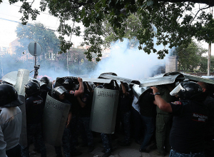 Ինչ իրավիճակ է Բաղրամյանում` լուսաձայնային նռնակների կիրառումից հետո