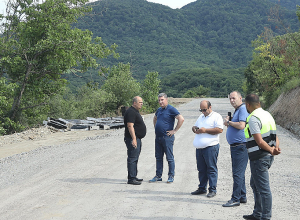 Գնել Սանոսյանը ծանոթացել է Կիրանցի նոր կառուցվող ճանապարհի շինարարության ընթացքին