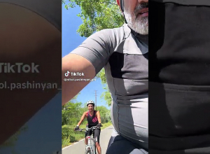 Աննա Հակոբյանը միացել է հեծանվային զբոսանքին