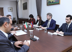 Արդարադատության ոլորտում Իրանի հետ գործակցությունն առաջնահերթություն է. Գրիգոր Մինասյանն ընդունել է Մեհդի Սոբհանիին