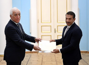 Վահագն Խաչատուրյանին իր հավատարմագրերն է հանձնել Հայաստանում Կիպրոսի նորանշանակ դեսպանը