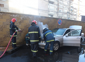 Այրվել է «Mercedes-Benz» մակնիշի ավտոմեքենա