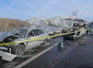 Խոշոր ավտովթար՝ Կոտայքում. 6 վիրավոր կա