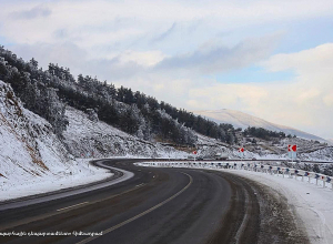 Արարատի և Աբովյանի տարածաշրջանների ավտոճանապարհներին տեղ-տեղ մերկասառույց է