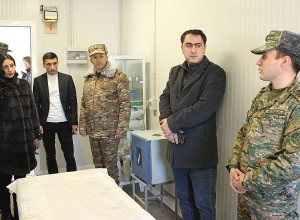 Անահիտ Մանասյանն այց է իրականացրել ՊՆ 2-րդ բանակային զորամիավորման ենթակա զորամասեր և մարտական դիրքեր