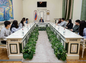 Գլխավոր դատախազը հյուրընկալել է «Եվրասիա» ավագ դպրոց վարժարանի և «Պատանի իրավաբանի դպրոց»-ի սաներին