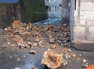 Քարաթափում Կապան քաղաքում