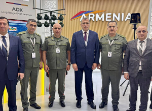 Делегация МО РА принимает участие в военно-технической выставке в Абу-Даби