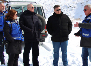 Ռումինիայի դեսպանը միացել է ՀՀ-ում տեղակայված ԵՄ դիտորդական առաքելության պարեկությանը Վայոց Ձորի  մարզի Խաչիկ գյուղի հատվածում