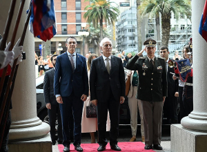 Նախագահ  Վահագն Խաչատուրյանը  հանդիպել է Ուրուգվայի  նախագահ Ժամանդու Օրսիի հետ