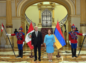 Վահագն Խաչատուրյանը հանդիպում է ունեցել Պերուի նախագահի հետ